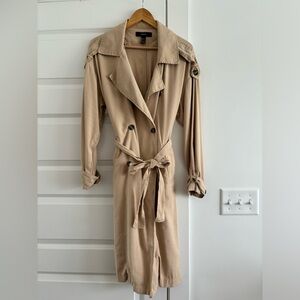 Forever 21 Trench Coat Jacket classic Beige NWOT